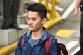 香港の刑務所を出るチャン・トンカイ容疑者（2019年10月23日撮影）。(c)Philip FONG / AFP