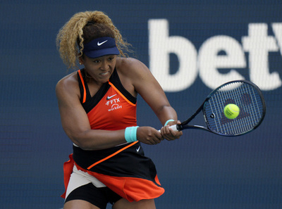 好調の大坂なおみ、マイアミOP4強入り 全豪準Vコリンズに快勝 