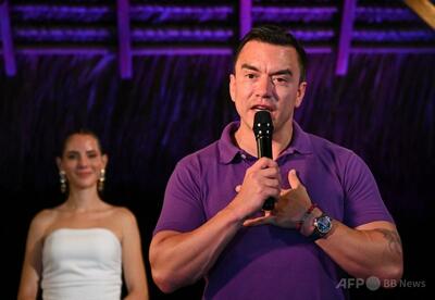 右派現職ノボア氏が勝利 エクアドル大統領選