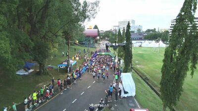 韓国のドローン、マレーシア100キロ山岳レースに投入…事故防止・環境保護目的