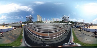 【360°パノラマ】潮風公園、ビーチバレーの会場①