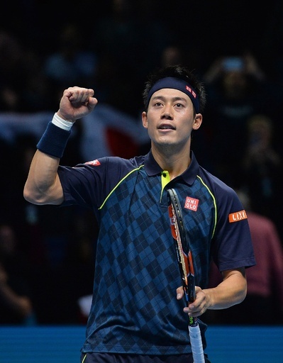 錦織、ベルディハを破り4強に望み ツアー・ファイナル