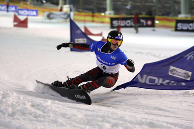 コバー W杯パラレル開幕戦の回転を制す
