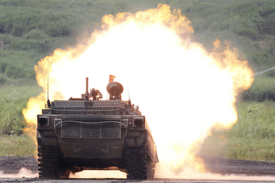 陸上自衛隊の火力演習、東富士演習場