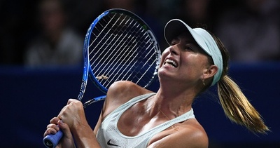 前週復活Vのシャラポワ、久々の母国大会は初戦敗退 クレムリン杯