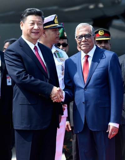 中国とバングラデシュ、1.4兆円の貿易投資協定 習主席初訪問