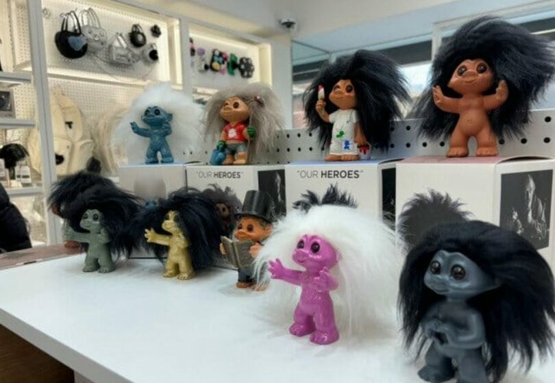 LINE FRIENDSスクエア聖水で販売中のトロールキャラクター商品(c)KOREA WAVE