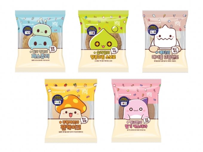 GS25が発売した「メイプルストーリーパン」（写真=GSリテール）(c)MONEYTODAY