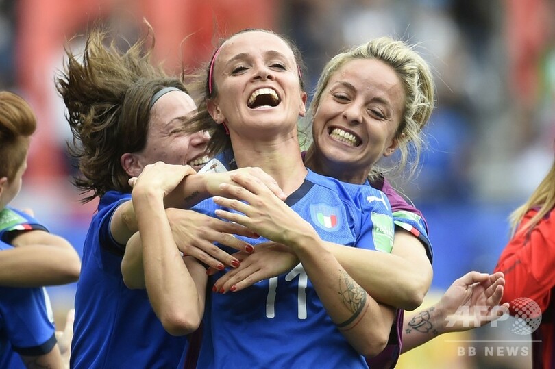 イタリアが豪に劇的逆転勝ち ボナンセアが2得点 女子w杯 写真12枚 国際ニュース Afpbb News