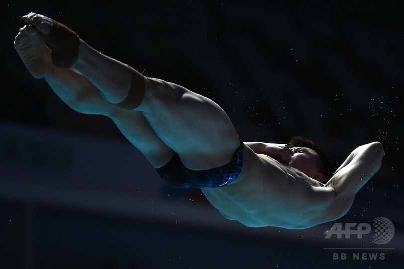中国勢が男子1m板飛び込みも制覇、第16回世界水泳