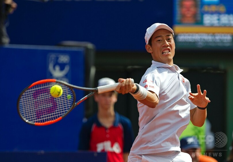 錦織が逆転で決勝進出、今季初優勝に王手 アルゼンチンOP