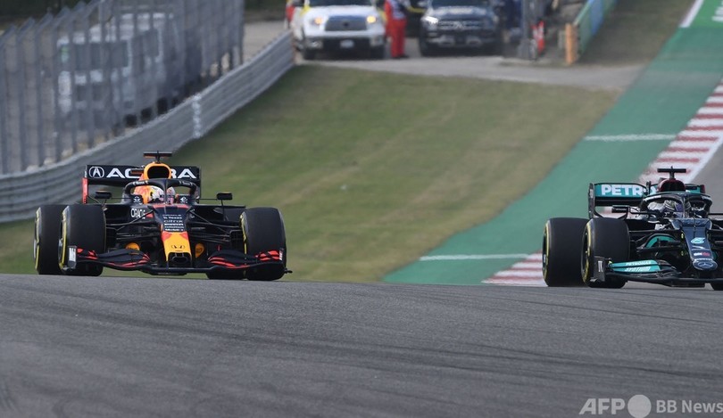 フェルスタッペン「ばか野郎」 米国GPフリー走行でハミルトンに怒り