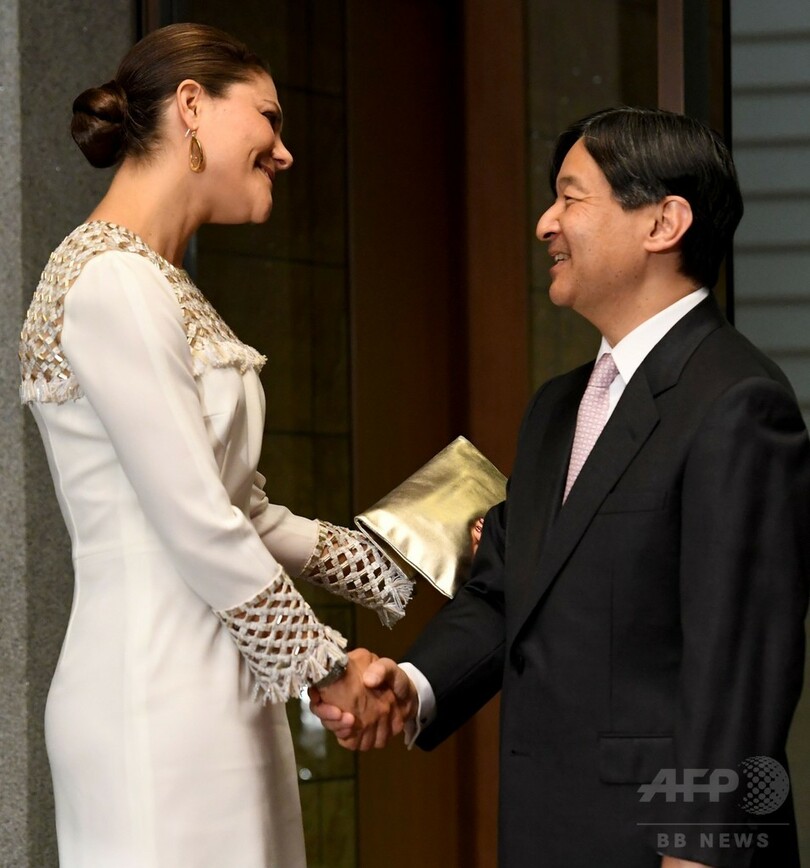 スウェーデン王太子、皇太子さまとの晩さん会に出席