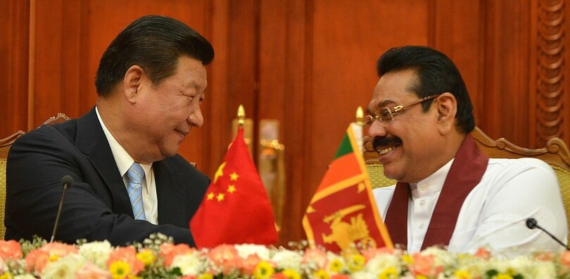 中国国家主席がスリランカ訪問、海上安全保障の強化などで合意
