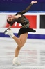 フィギュアスケート四大陸選手権、女子シングル・ショートプログラム（SP）の演技に臨むガブリエル・デールマン（2017年2月16日撮影）。(c)AFP/KIM DOO-HO