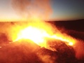 ウクライナ・チェルノブイリ原発から半径30キロ圏内で広がる森林火災（2020年4月5日撮影）。(c)Yaroslav EMELIANENKO / AFP