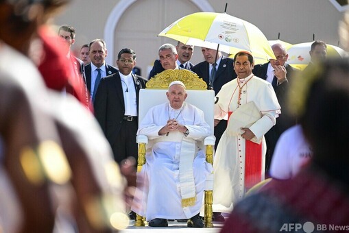 ローマ教皇、東ティモールでミサ 60万人参加 写真18枚 国際