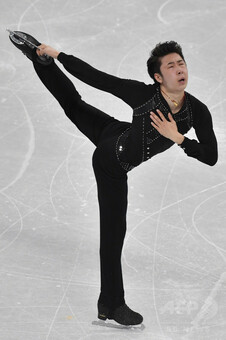 フィギュア男子SPで4位の金博洋、平昌五輪 写真26枚 国際