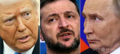 ゼレンスキー氏とプーチン氏は「話し合う」べき トランプ氏