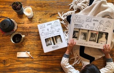 「エコストア」長場雄のイラストがおしゃれな限定ギフトボックス