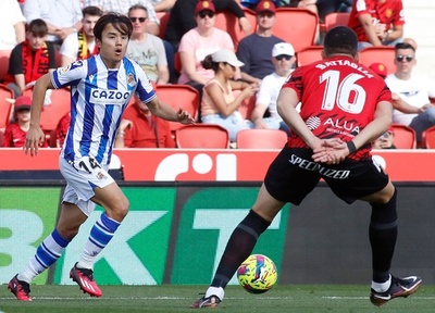 ソシエダまたも勝てず 敵地でマジョルカとドロー