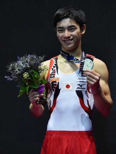 白井健三、ゆかで2大会ぶりの金メダルを獲得 世界体操