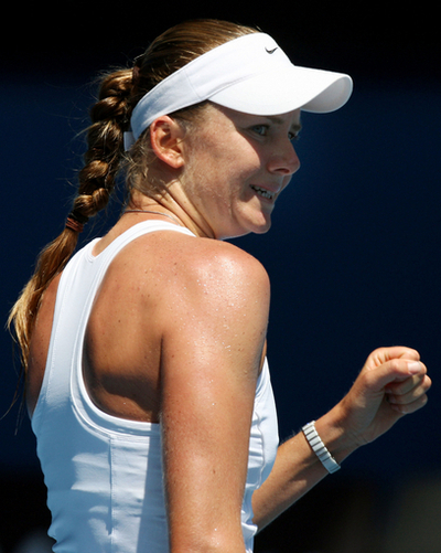 ハンチュコワ ラドワンスカ降しグランドスラム初の4強入り