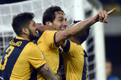 ベローナのトーニ、テベスらを抑えて得点王争いトップに浮上