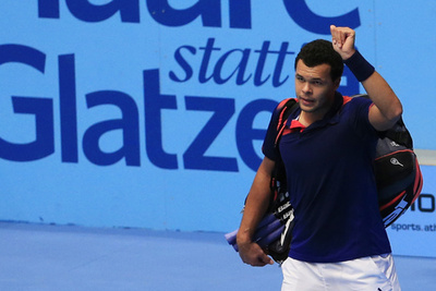 準決勝でツォンガ敗れる、ハーセが決勝へ オーストリア・オープン