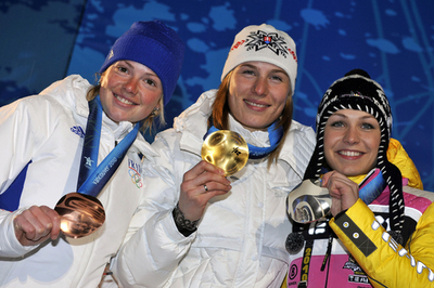 クズミナが女子7.5キロスプリント制す バンクーバー冬季五輪