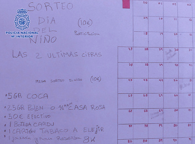 景品は麻薬入りクリスマスバスケット、警察がくじ引き阻止 スペイン