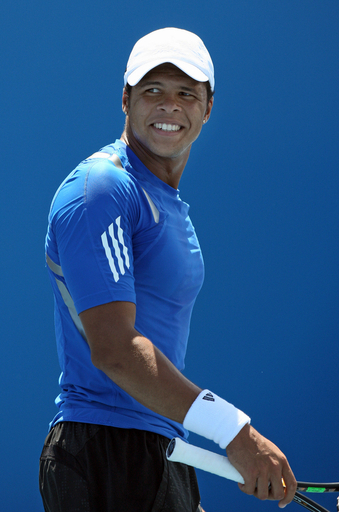 ツォンガ 決勝へ向けて練習を行う