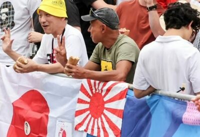 パリ五輪「日本選手応援に日本人が旭日旗」…“目くじら”韓国学者、IOCに抗議「措置を取れ」だとか