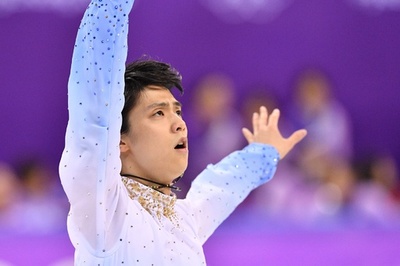 フィギュア男子SPで首位の羽生結弦、平昌五輪