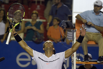 ナダル、西岡にストレート勝ちでメキシコOP4強入り