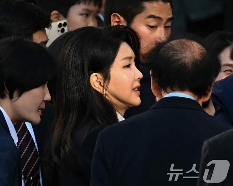 韓国のユン・ソンニョル(尹錫悦)前大統領の妻キム・ゴニ(金建希)氏(c)news1