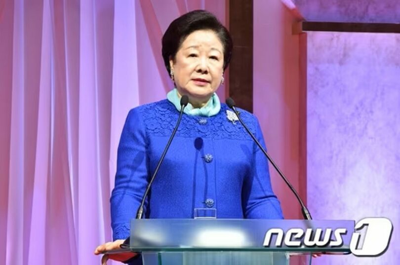 世界平和統一家庭連合（旧・統一教会）のハン・ハクチャ（韓鶴子）総裁(c)news1
