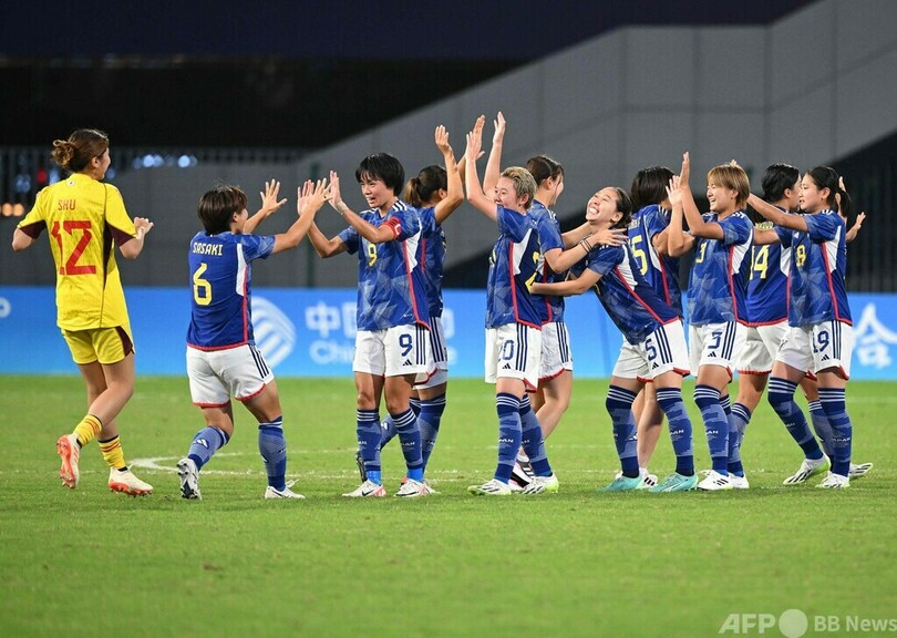 日本、中国の反撃しのぎ北朝鮮との決勝へ アジア大会・サッカー女子