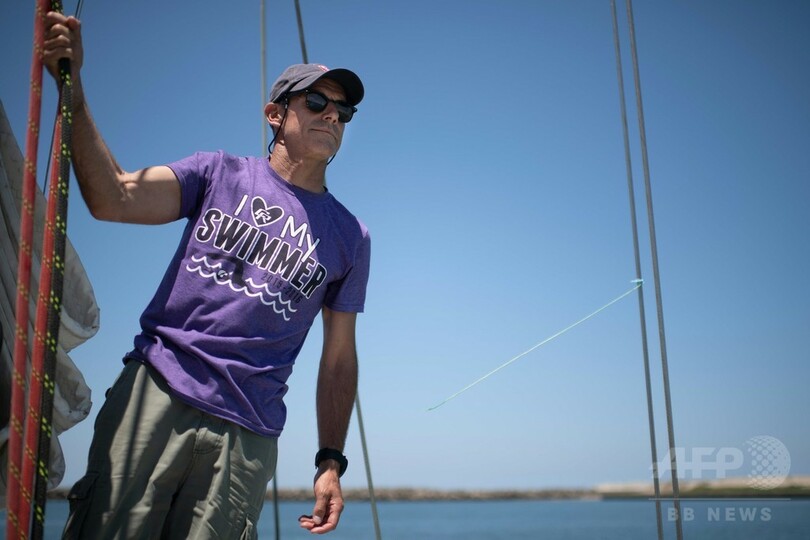 史上初の太平洋遠泳横断へ、仏冒険家の挑戦 難関は「プラごみ」