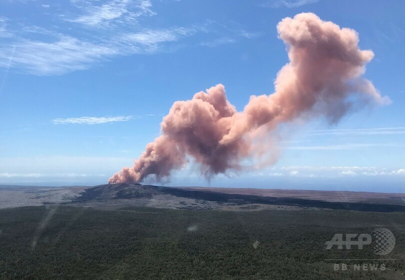米ハワイのキラウエア火山が噴火、避難指示 非常事態宣言も
