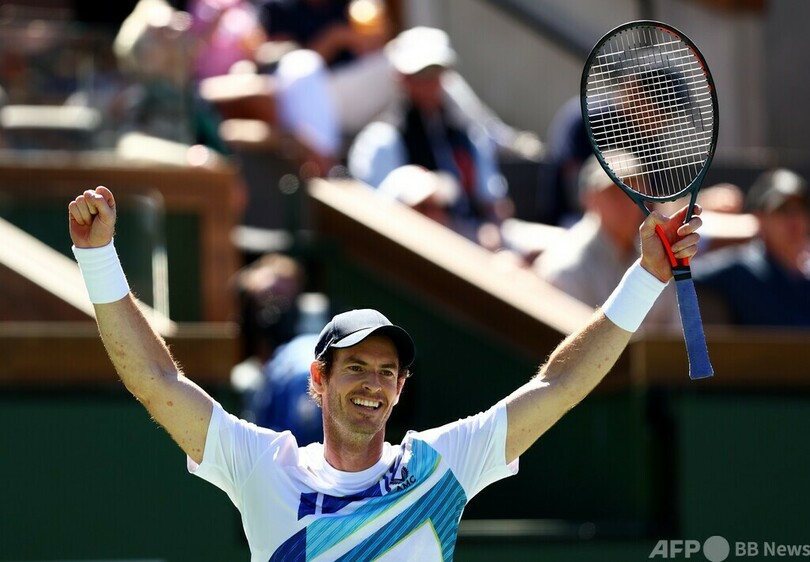 マレーが通算700勝の偉業、ダニエルに逆転勝ち BNPパリバOP