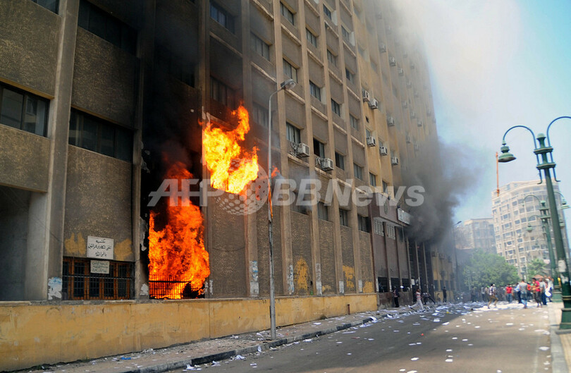 【写真特集】エジプト・モルシ派強制排除、死者464人に