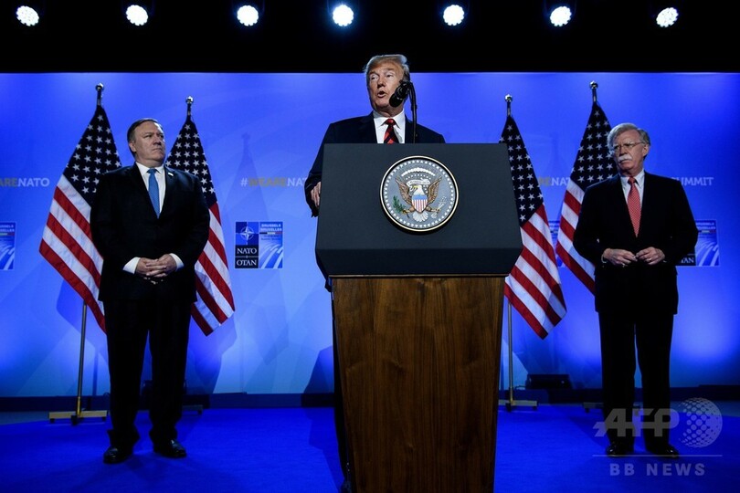 トランプ氏「NATO信じている」と離脱否定、各国の負担増歓迎