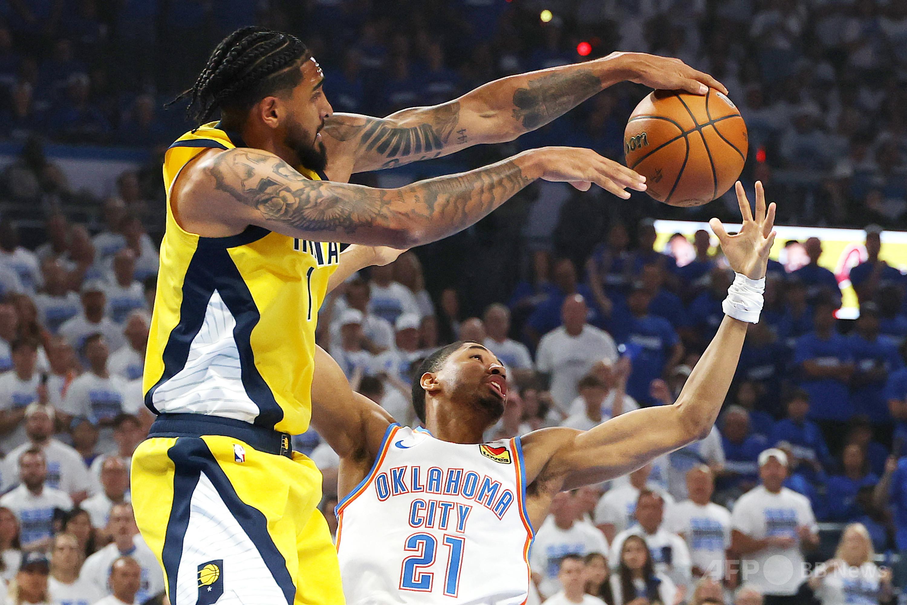 早い者勝ち⭐︎iPhone11 サンダー勝利で王手 ペイサーズに3勝2敗 NBAファイナル 写真5枚 国際