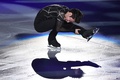 平昌冬季五輪、フィギュアスケートのエキシビションに臨む金博洋（2018年2月25日撮影）。(c)AFP/Mladen ANTONOV