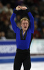 フィギュアスケート全米選手権（2013 Prudential U.S. Figure Skating Championships）は25日、米ネブラスカ（Nebraska）州オマハ（Omaha）にあるセンチュリーリンク・センター（CenturyLink Center）で行われ、男子シングル・ショートプログラム（SP）では、前回王者のジェレミー・アボット（Jeremy Abbott）が84.10点で首位に立った。

演技に臨むロス・マイナー（Ross Miner、2013年1月25日撮影）。(c)AFP/Getty Images/Jonathan Daniel