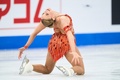 フィギュアスケート世界選手権、女子シングル・ショートプログラム（SP）。演技に臨むベルギーのルナ・ヘンドリックス（2024年3月20日撮影）。(c)Geoff Robins / AFP