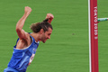 東京五輪、陸上男子走り高跳び決勝。ガッツポーズを見せるイタリアのジャンマルコ・タンベリ（2021年8月1日撮影）。(c)Giuseppe CACACE/AFP