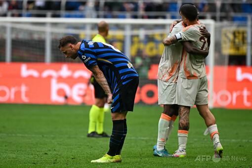 インテルがローマに敗戦 ナポリ勝利で単独首位浮上 写真7枚 国際