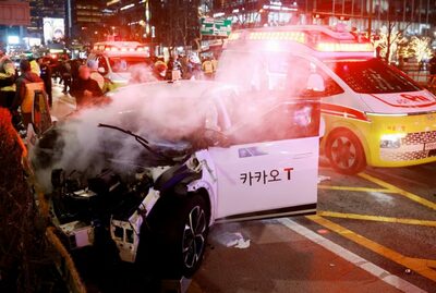 ソウル・鐘閣のタクシー暴走死亡事故、70代運転手を緊急逮捕…薬物反応陽性